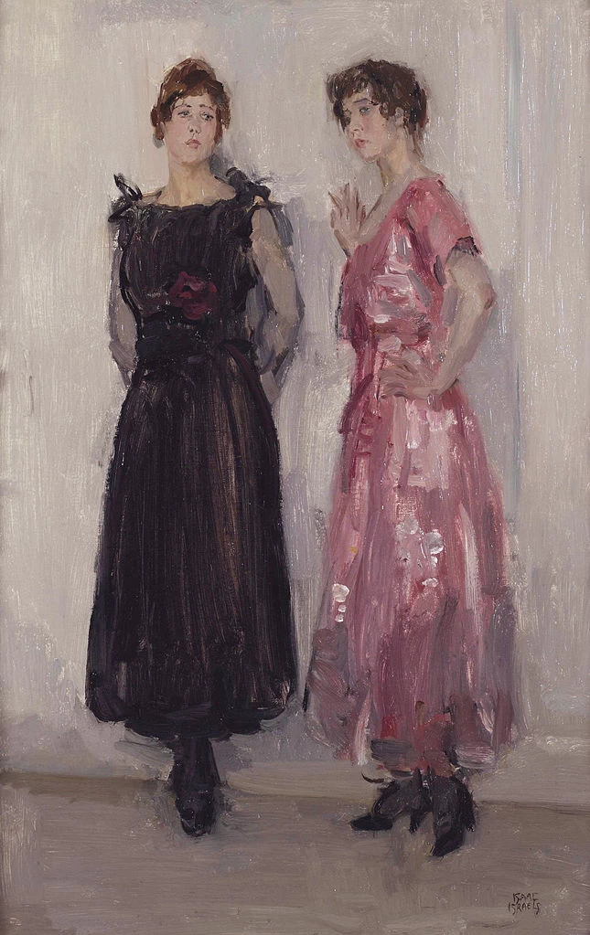 Isaac Israëls - Due modelle, Epi e Gertie, nella casa di moda Hirsch di Amsterdam